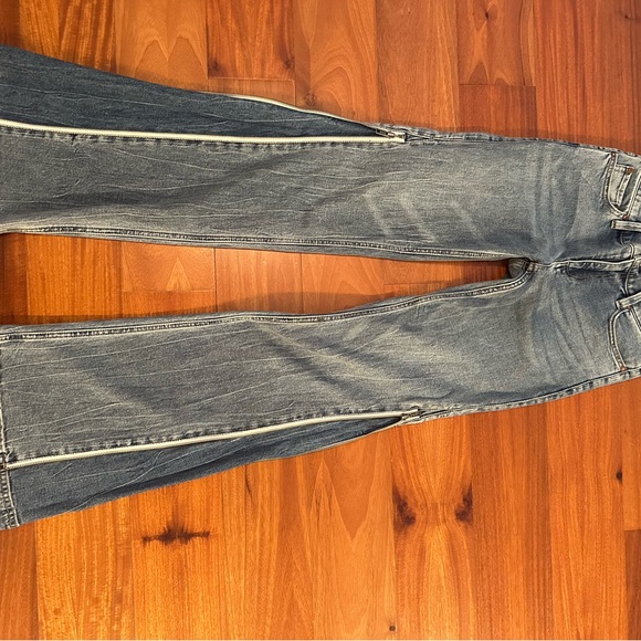 Alice + Olivia REY SIDE ZIPPER WIDE LEG JEAN - Picture 5 of 10